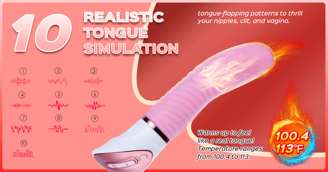 Heating Multi-function Tongue Vibrator – vibrator for women