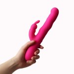 Spiral Stripes Serpentine Rabbit Vibrator – vibrator for women detail 11