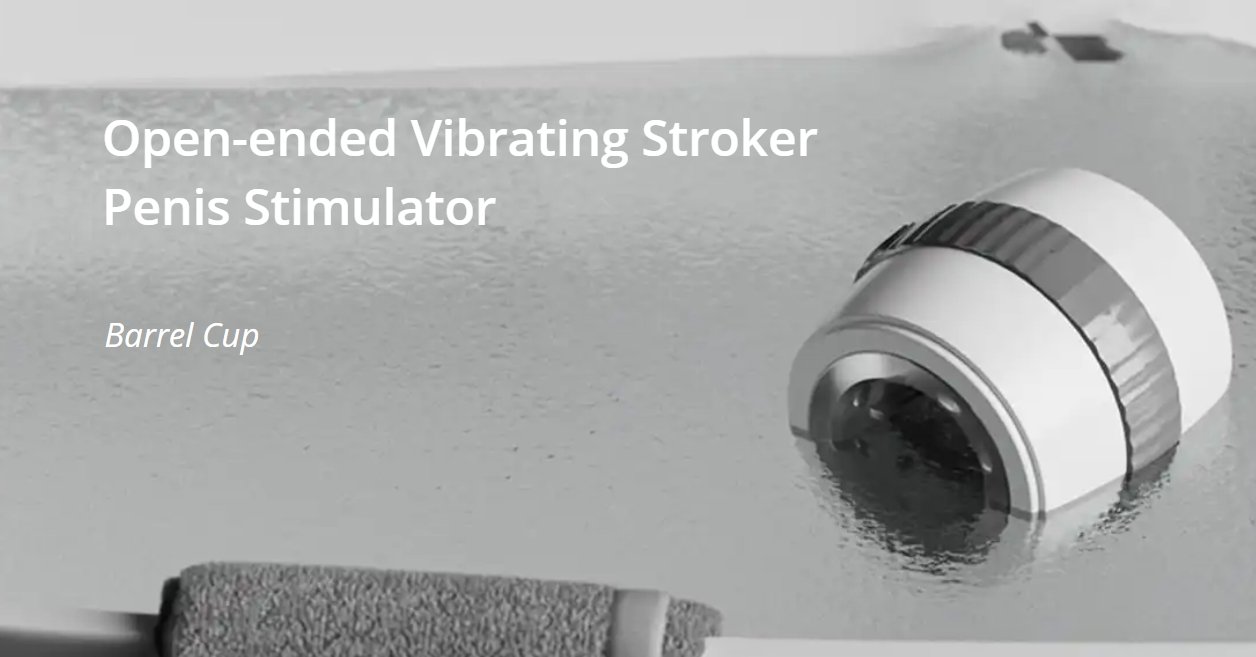 Open-ended Vibrating Stroker Penis Stimulator – male stroker – product detail 2