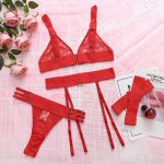See Through Mesh Lingerie Set Ladies Sexy Panty – sexy lingerie detail 5