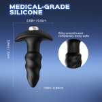 Anal Sex Toy Vibrating Butt Plug – anal toy detail 3