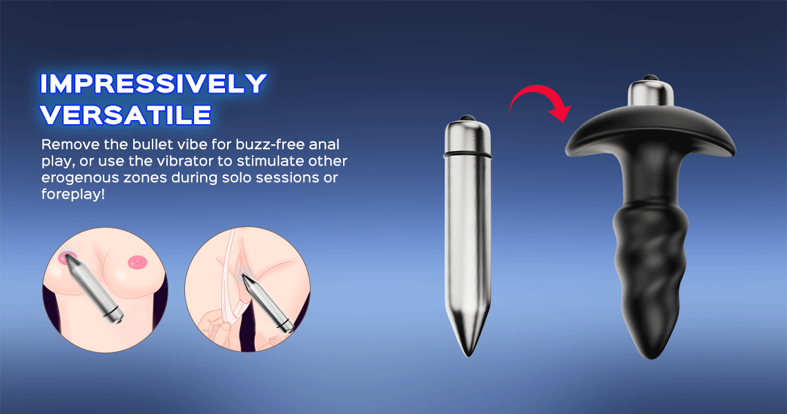 Anal Sex Toy Vibrating Butt Plug – anal toy – product detail 2