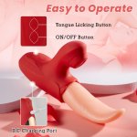 Ferne - Flapping Tongue Licking G Spot Clitoral Sucking Vibrator – vibrator for women detail 7