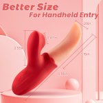 Ferne - Flapping Tongue Licking G Spot Clitoral Sucking Vibrator – vibrator for women detail 6