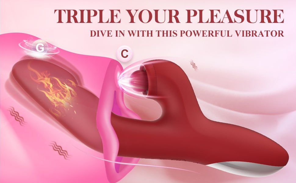 Heat Realistic Dildo Rabbit Vibrator – realistic dildo – product detail 2