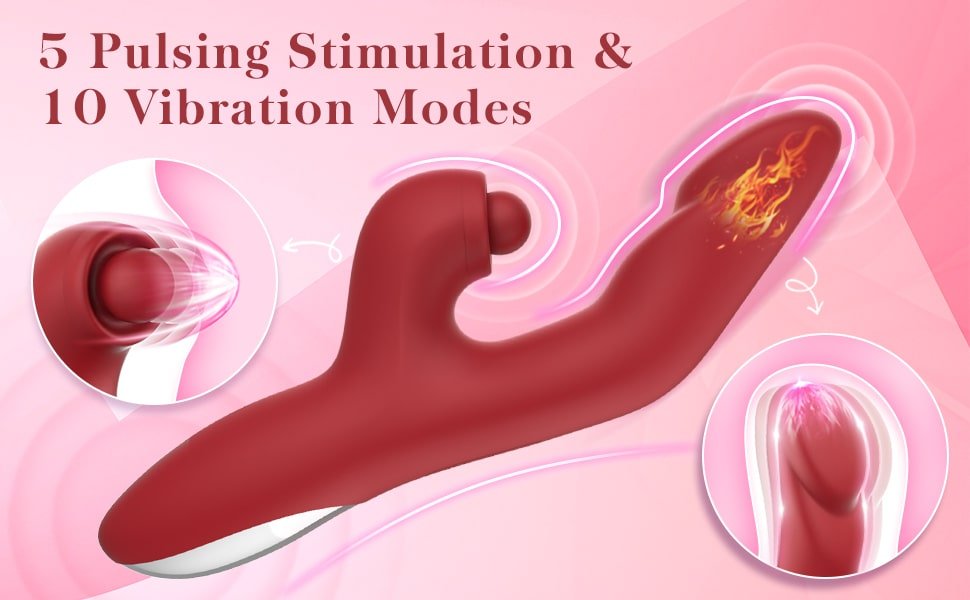 Heat Realistic Dildo Rabbit Vibrator – realistic dildo – product detail 3
