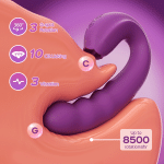 G Spot Vibrator With Rotating Head & Vibrating Tongue – vibrator for women detail 5