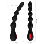 Vibrating Silicone Anal Beads – anal toy detail 5