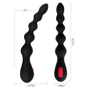 Vibrating Silicone Anal Beads – anal toy detail 5