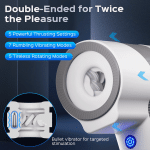 Double-Ended Handheld Vibrating Thrusting & Rotating Automatic Male Masturbator – male masturbator detail 5