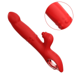 Tapping Rabbit Vibrator with Sliding Beads Ring – vibrator for women detail 6