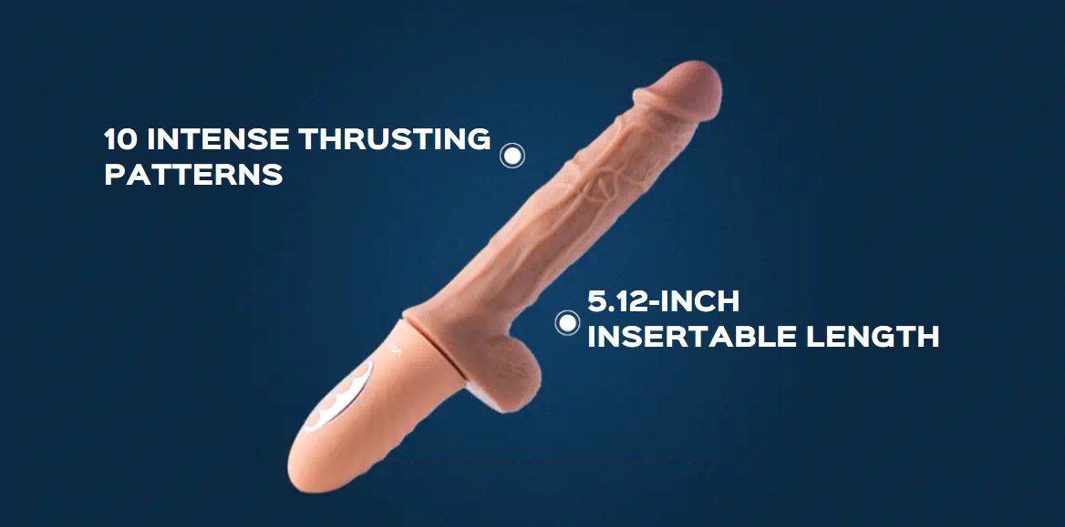 CANNON 10 Inch Dildo Handheld Sex Machine – realistic dildo