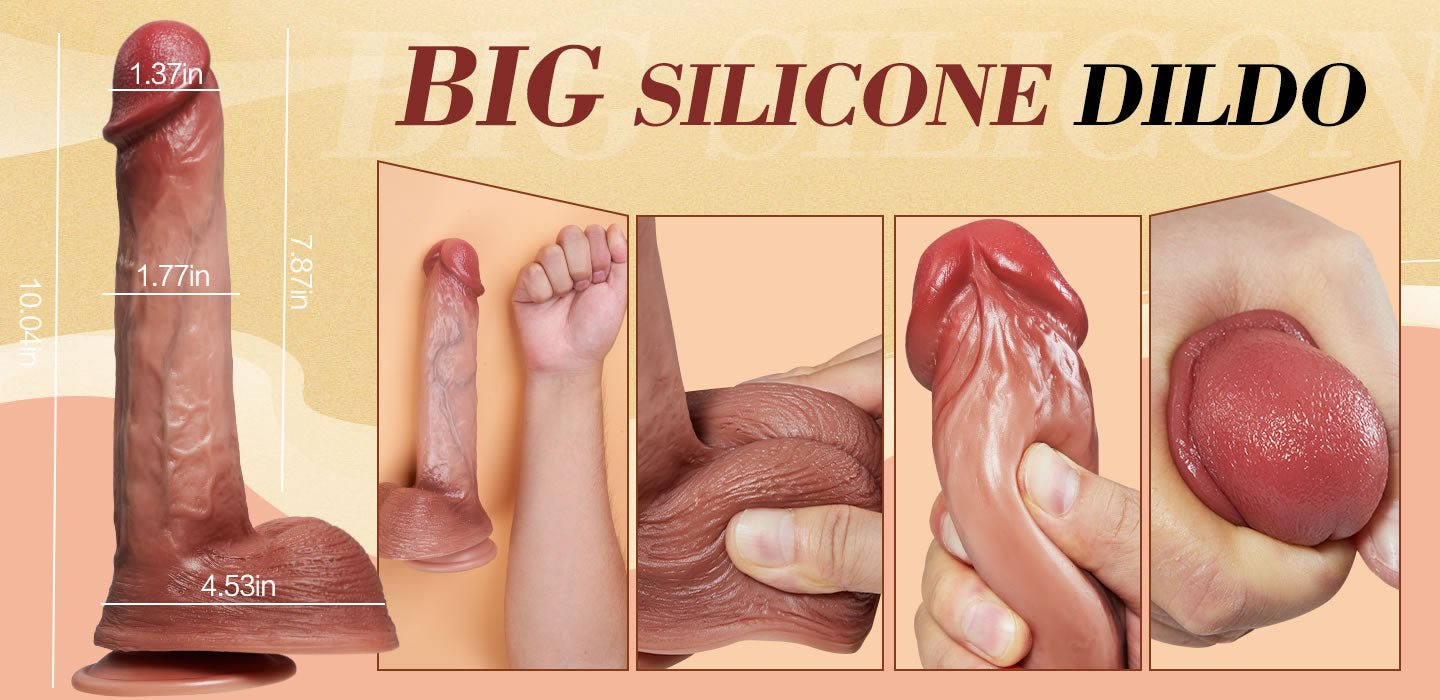 Thrusting Vibrating Heating Lifelike Dildo – realistic dildo – product detail 4