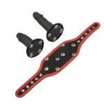 TRIPLE THRILL Strap-on Dildos Harness Kit – realistic dildo detail 4