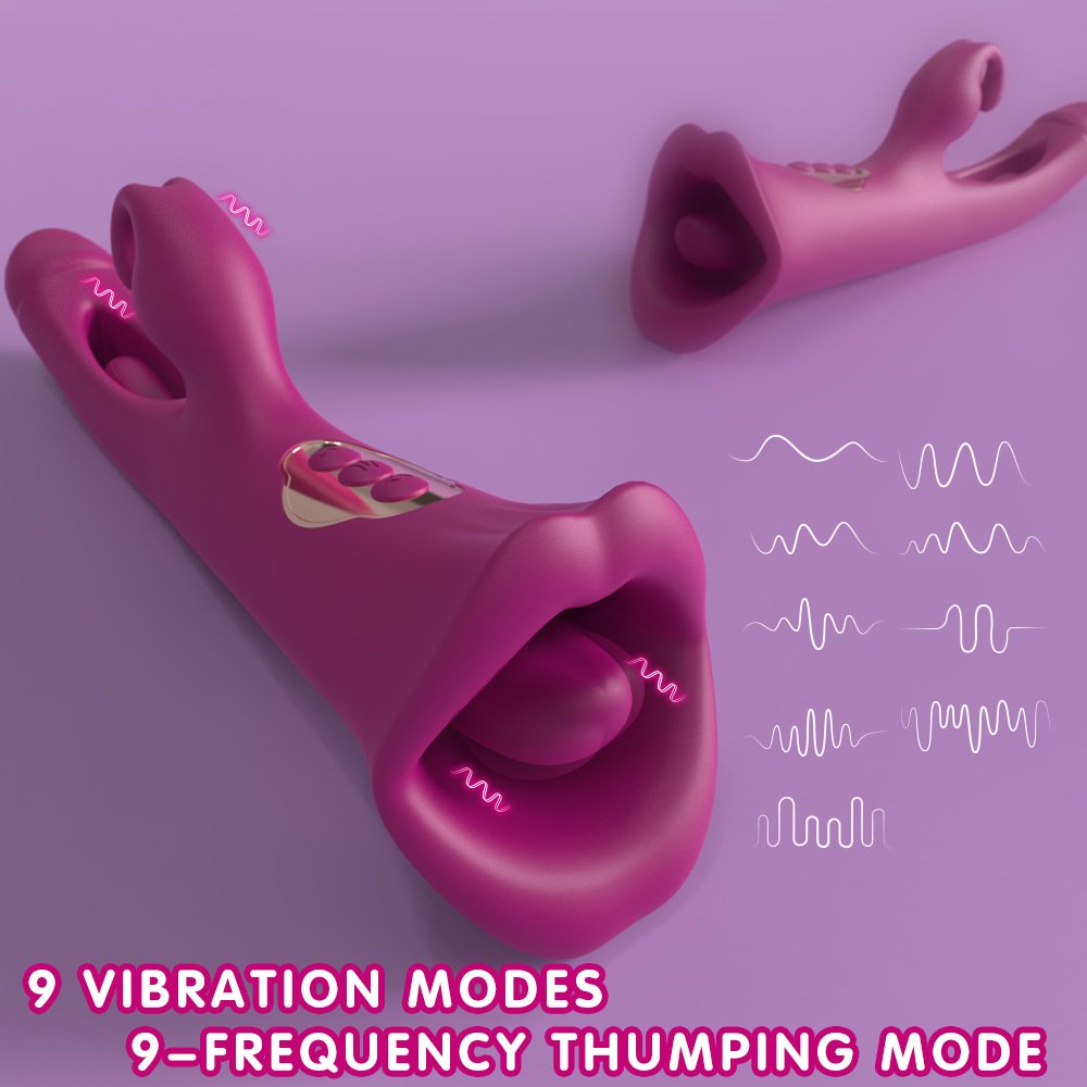 Tongue G-Spot flapping vibrator female Masturbator – male masturbator – product detail 4