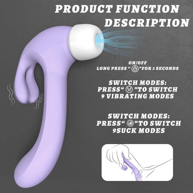 Multi-function Hammer Sucking Flapping Vibrator Sex Toy – vibrator for women detail 9