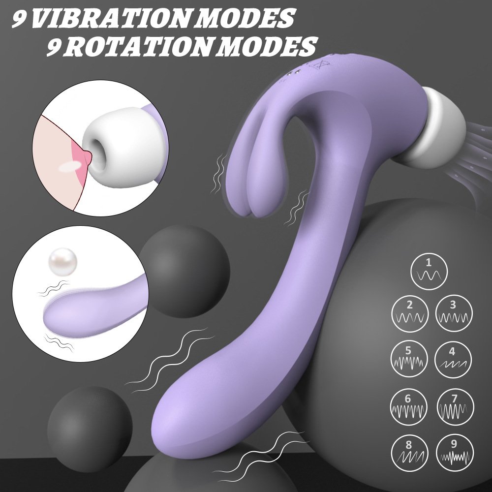 Multi-function Hammer Sucking Flapping Vibrator Sex Toy – vibrator for women – product detail 2