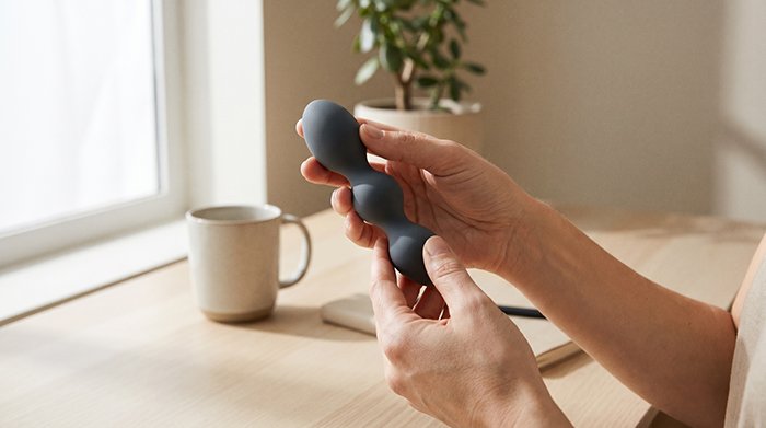vibrating silicone anal beads