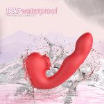 3-in-1 Sucking and Tapping Rabbit Vibrator, Silicone G-Spot Stimulator