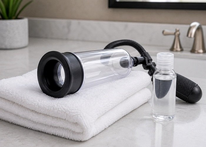 A clean toy resting near its cable and pouch to support battery-friendly storage habits.