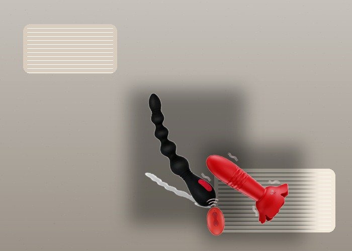 A cleaned anal-beads set, lubricant, towel, and pouch arranged to show a calm reset after practice.