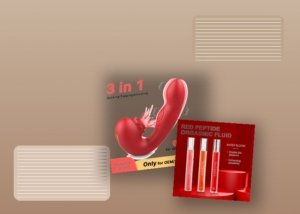 A realistic bedside setup with lubricant, folded towels, a compact toy, and a discreet pouch arranged for a dirty sex ideas guide.