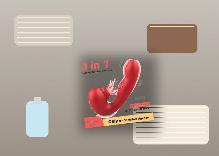 A realistic lubricant buying setup with personal lubricant bottles, a towel, and a storage pouch arranged on a bathroom counter.