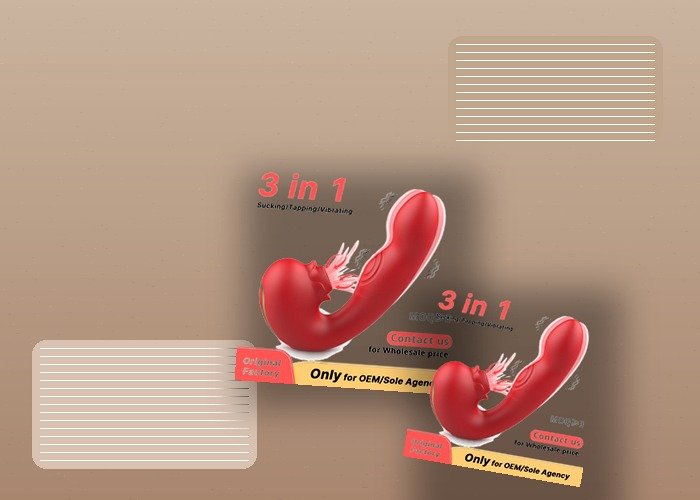 A close flat-lay with a rabbit vibrator, lubricant, and folded towel arranged to compare shaft width and external arm reach.