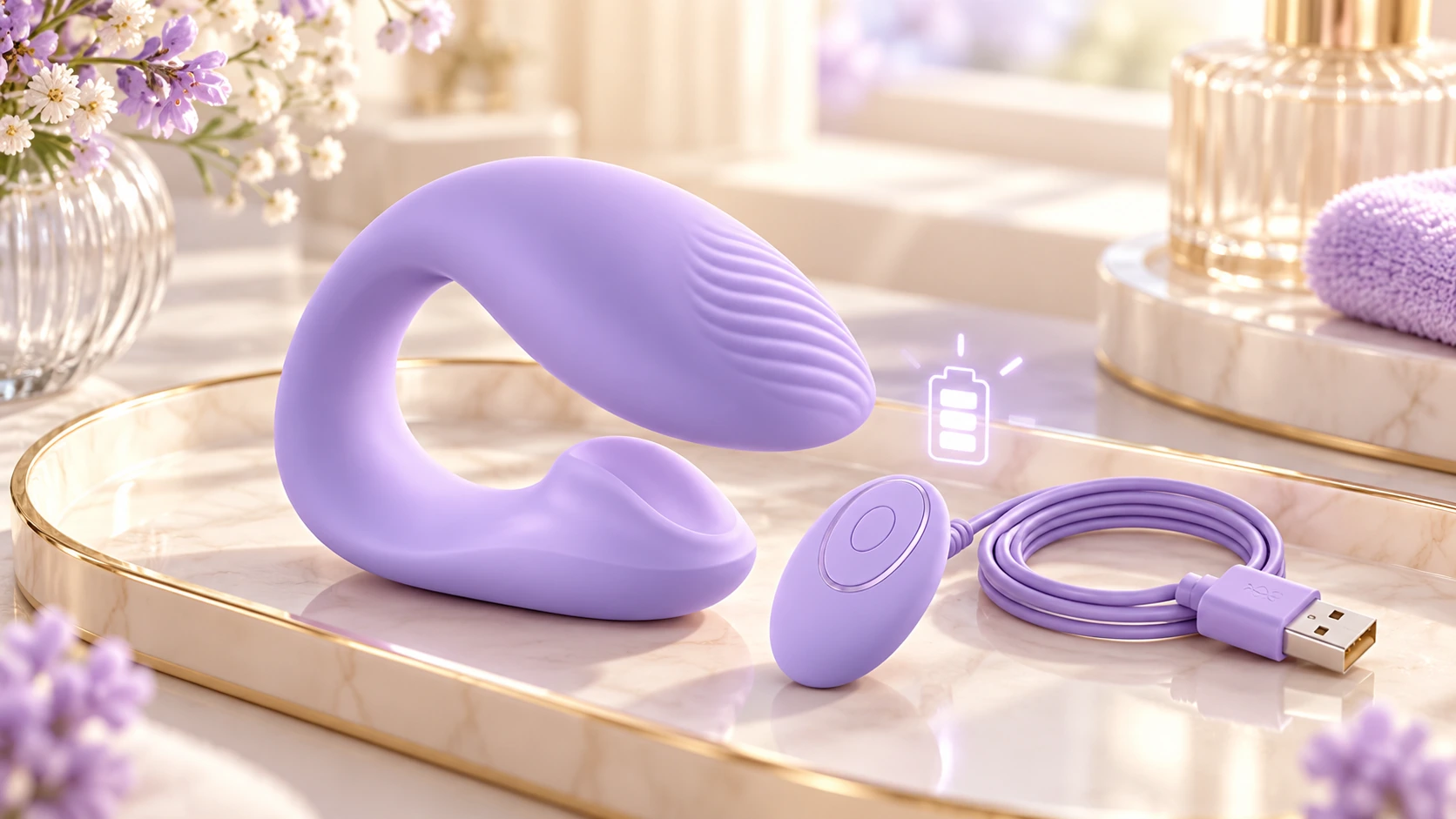 USB rechargeable device and charging cable