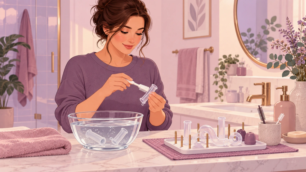 How to Clean Tubes and Air Channels in an Automatic Oral-Style Toy