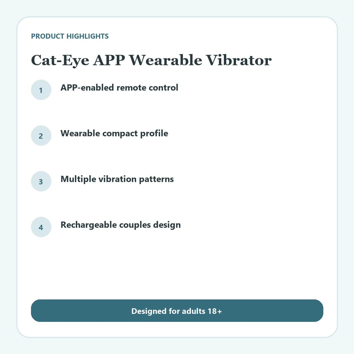 Cat-Eye APP Wearable Vibrator — Cat-Eye APP Wearable Vibrator gallery image 6