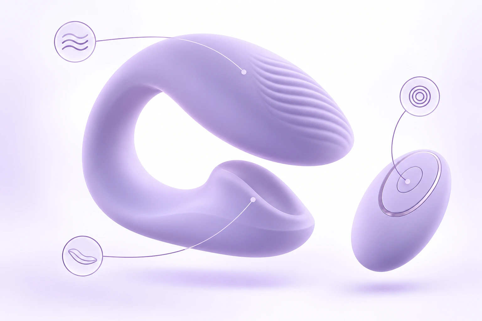 Wearable curved structure and remote control design
