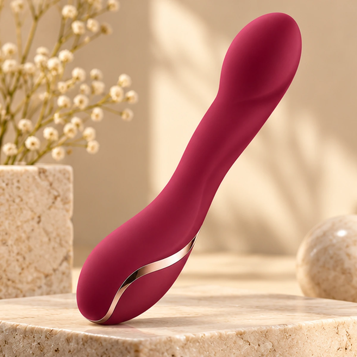 Silicone Realistic Rechargeable Vibrator — Silicone Realistic Rechargeable Vibrator gallery image 3