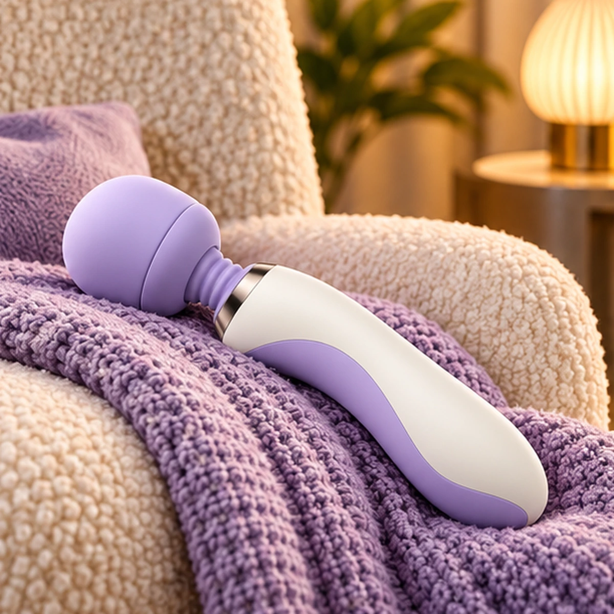 Rechargeable Oscillating Wand Vibrator — Rechargeable Oscillating Wand Vibrator gallery image 4