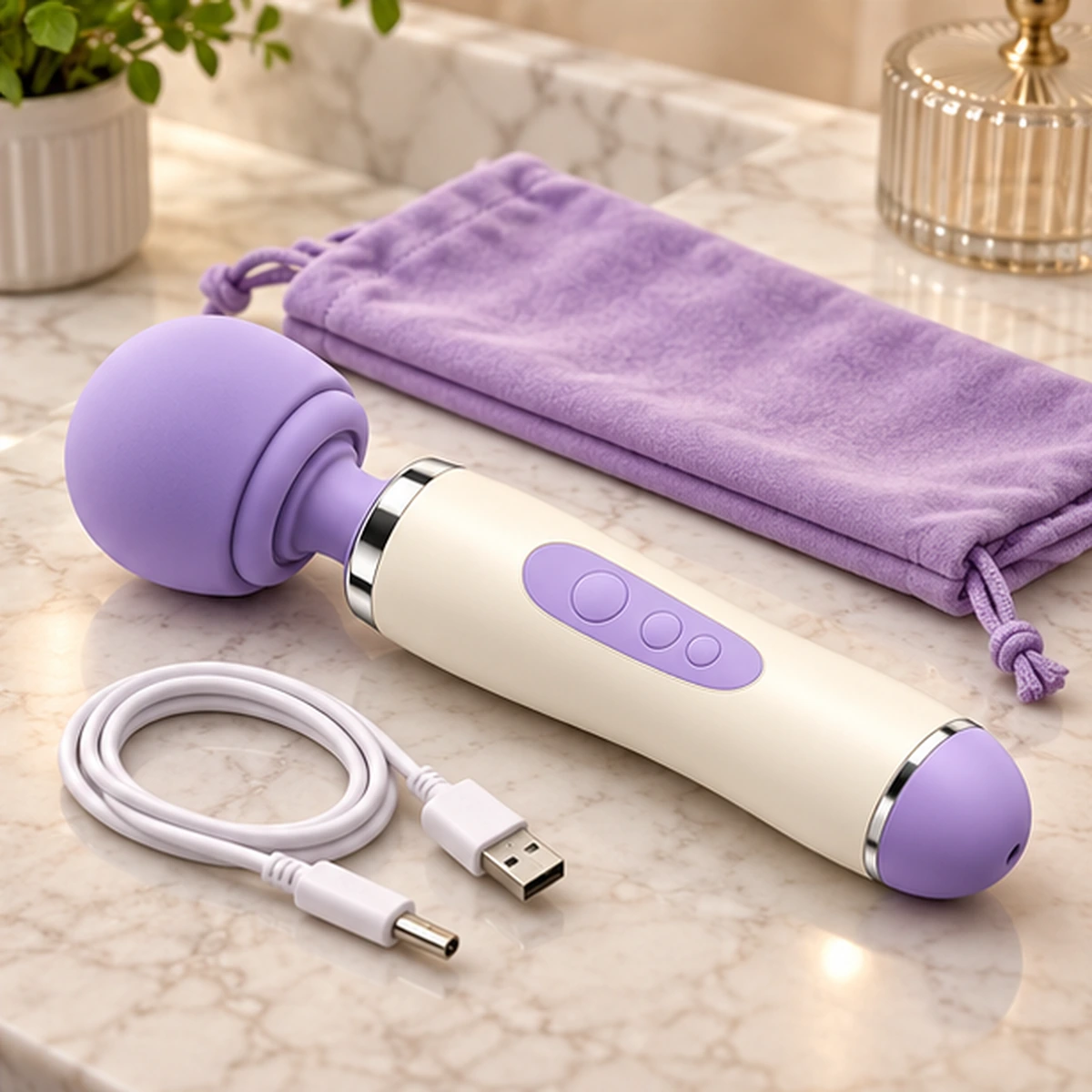 Classic Full-Size Wand Vibrator — Classic Full-Size Wand Vibrator gallery image 5
