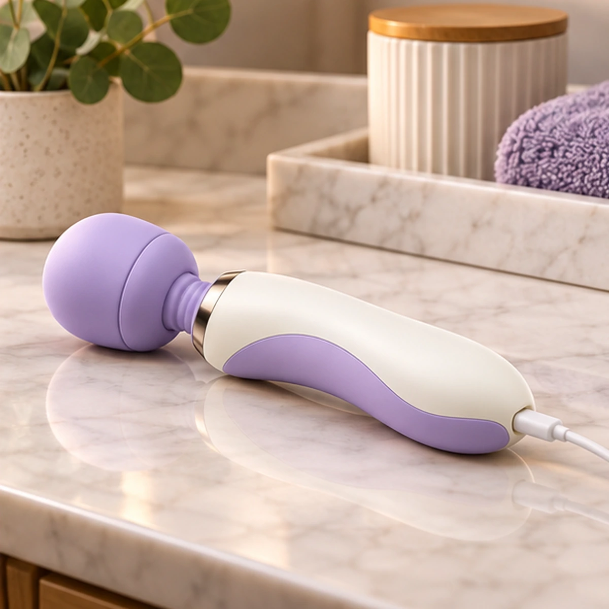 Rechargeable Oscillating Wand Vibrator — Rechargeable Oscillating Wand Vibrator gallery image 5