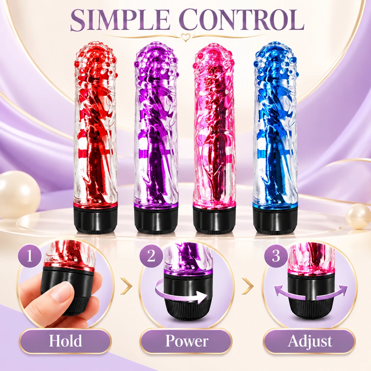 Simple rotary control guide