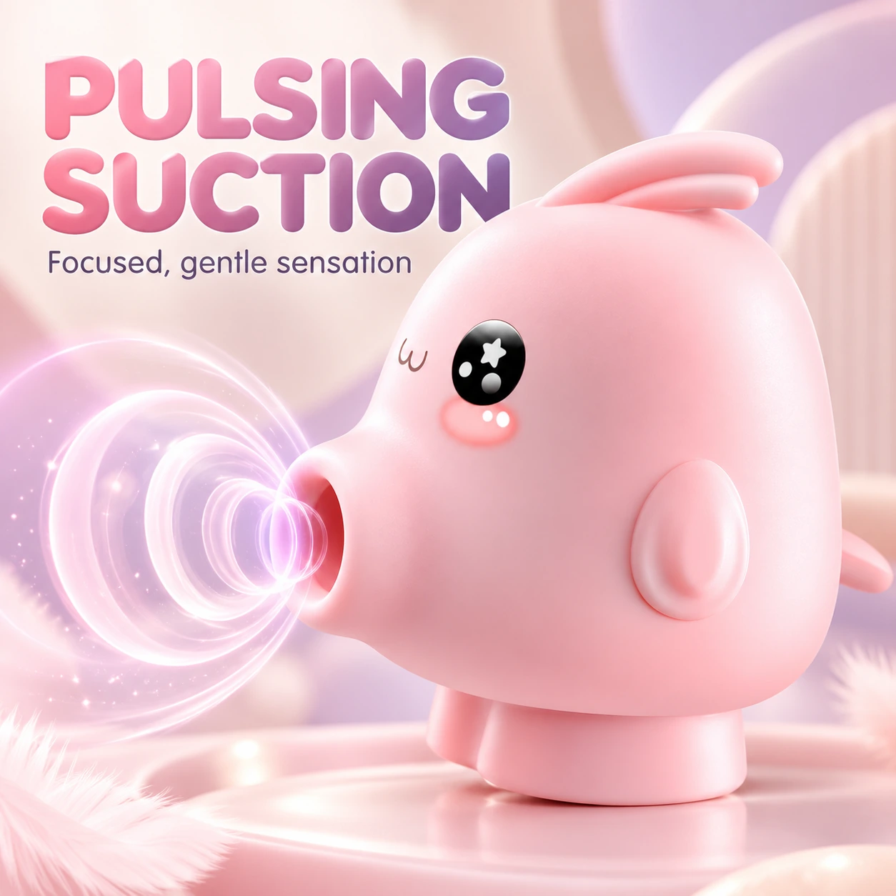 Pulsing suction opening