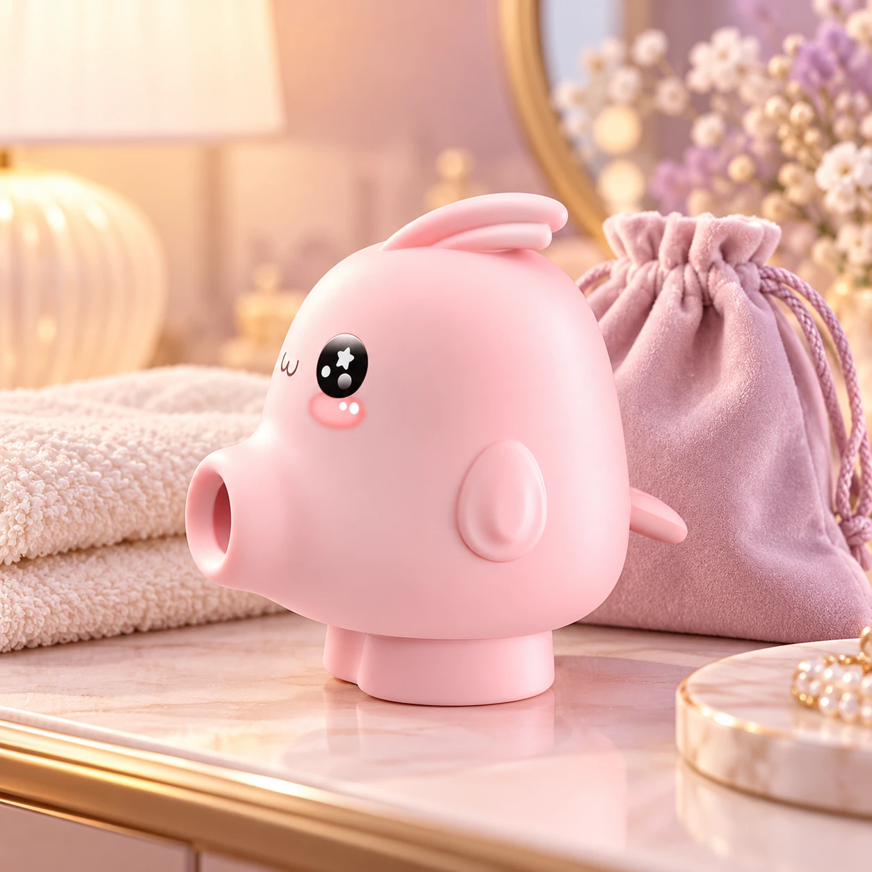 Discreet bedside lifestyle scene