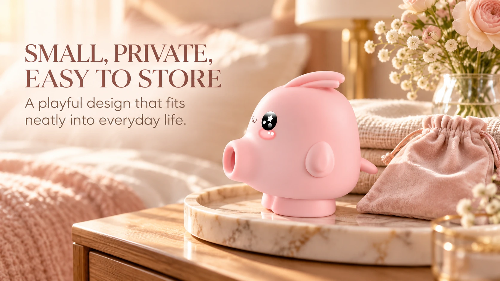 Small private easy to store lifestyle scene