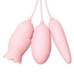 Triple Mini Vibrator Set isolated on a transparent background