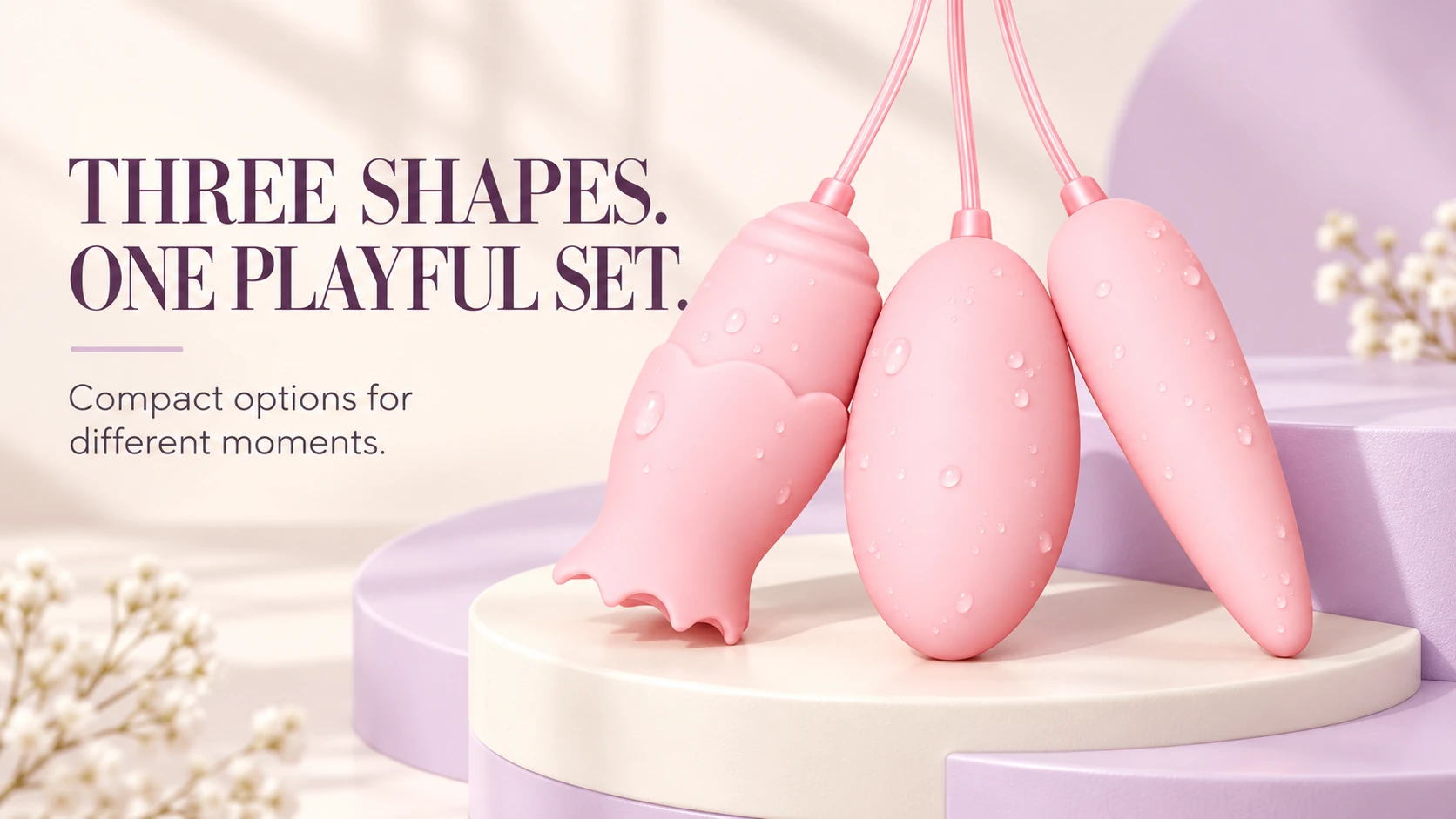 Three shapes one playful set hero