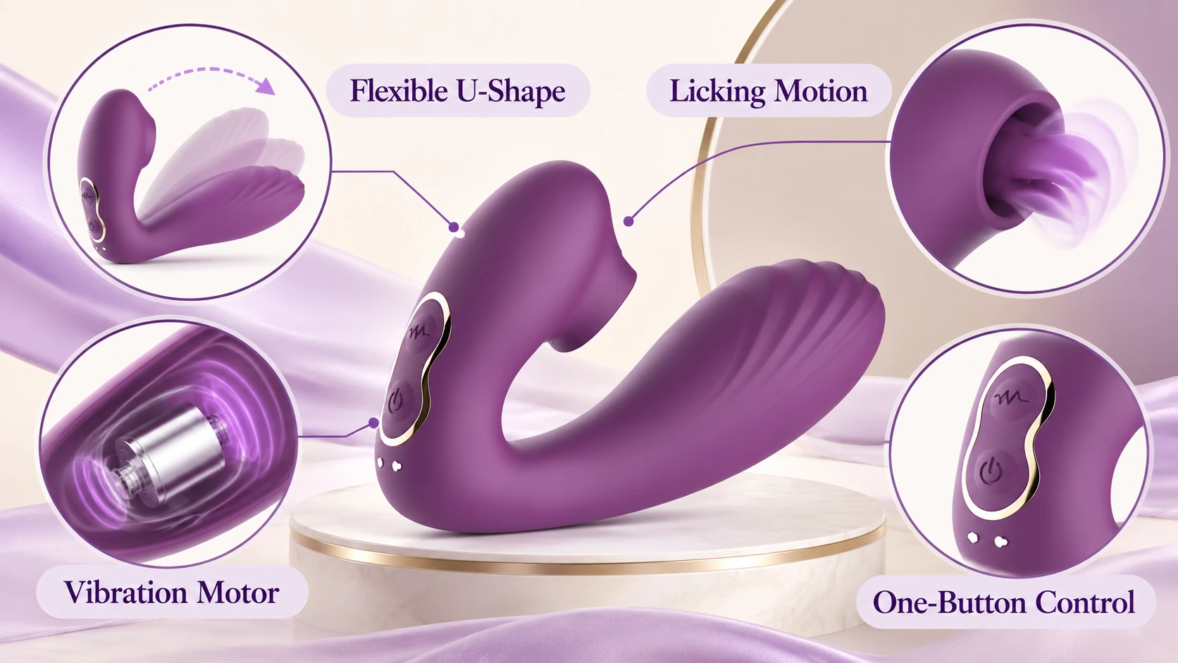 Flexible U-shape motion and one-button control