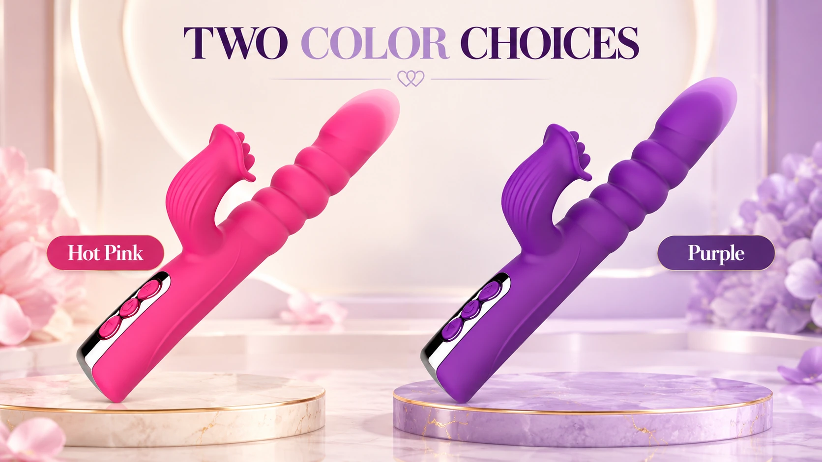 Hot Pink and Purple color choices