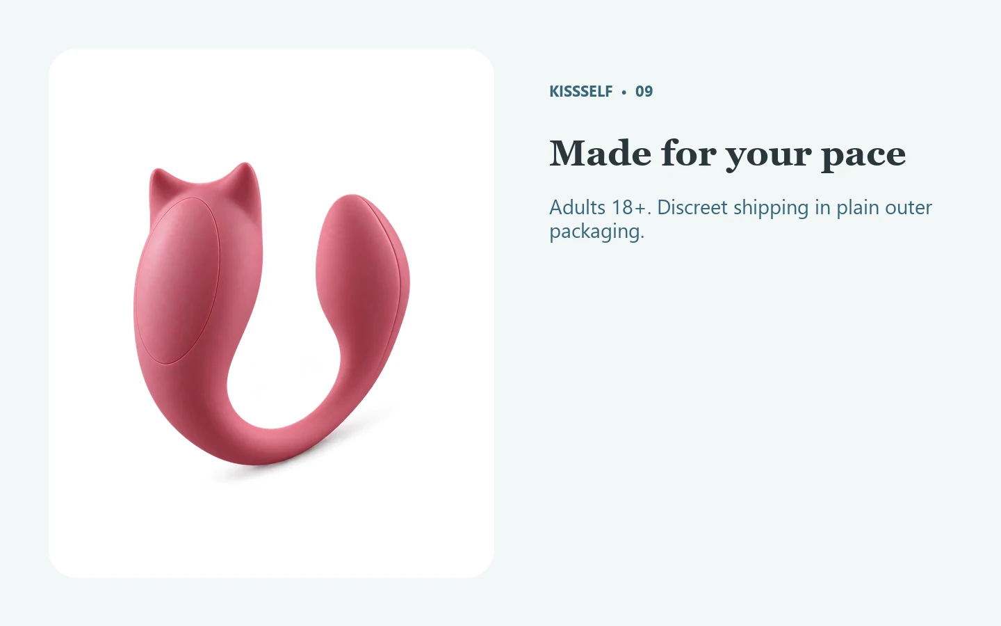 Cat-Eye APP Wearable Vibrator discreet shopping and storage