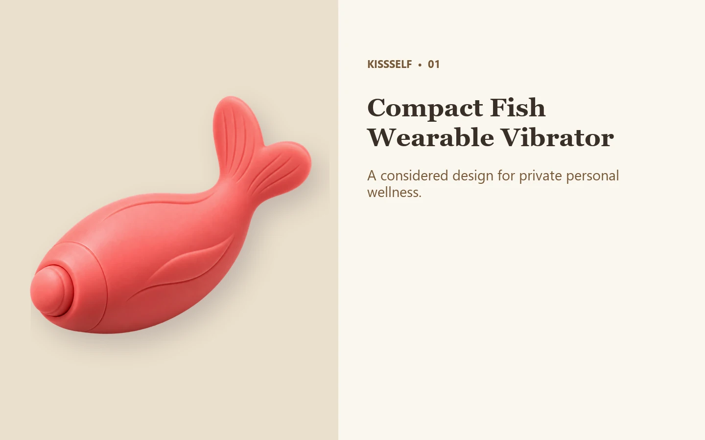 Compact Fish Wearable Vibrator