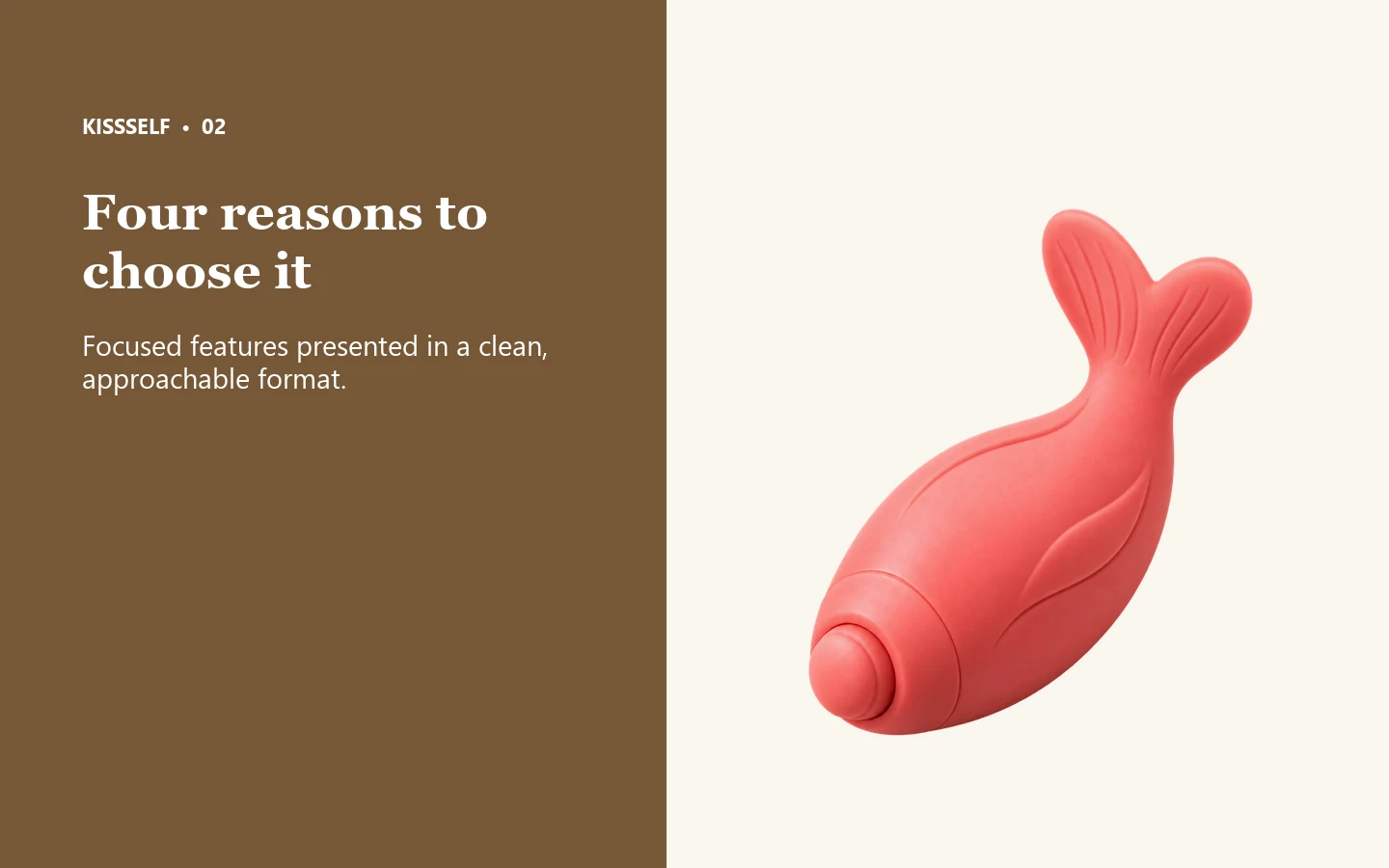 Compact Fish Wearable Vibrator four reasons to choose it