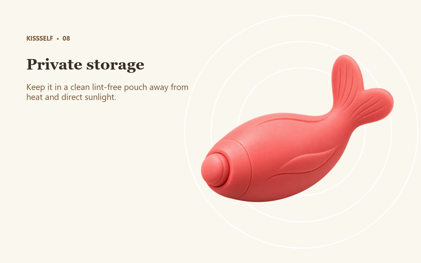 Compact Fish Wearable Vibrator detail image 8
