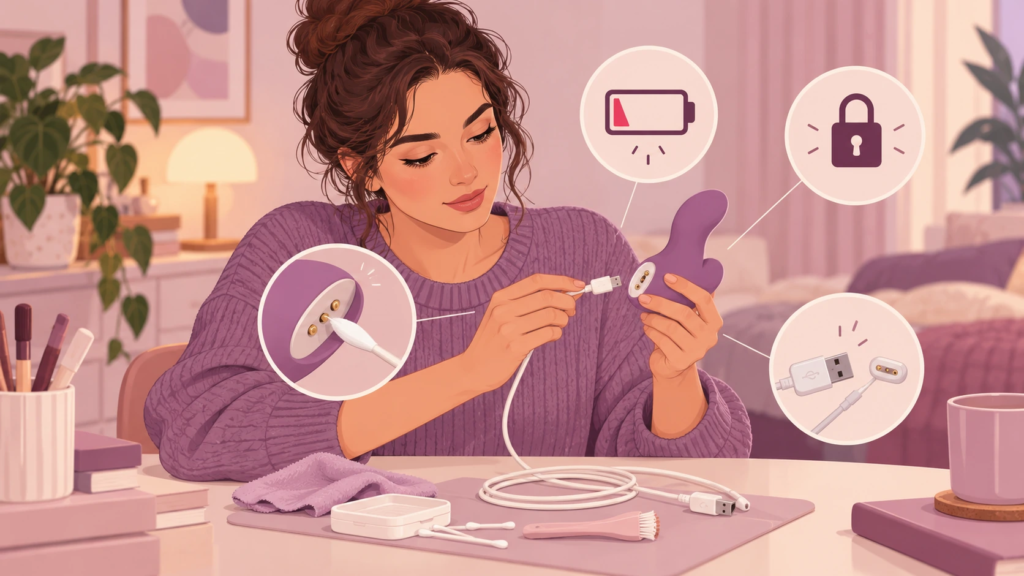 Vibrator Won’t Charge? A Step-by-Step Check of Contacts, Cables, and Lock Modes
